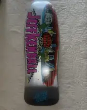 Santa Cruz Jeff Kendall Pumpkin Reissue Skateboard Deck Silver 2016/17