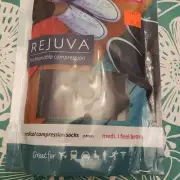 Size XL Grey MEN WOMEN Medi Rejuva 20-30 Compression Fashionable Socks