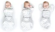 SwaddleDesigns Omni Swaddle Sack with 6-Way Adjustable Wrap & Arms Up Sleeves & Mitten Cuffs, Easy Swaddle Transition, Better Sleep for Newborn Baby Boys & Girls, Tiny Arrows, Small, 0-3 Months