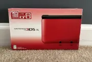 Nintendo 3DS XL Red & Black Handheld Console - Brand New & Factory Sealed - 2012
