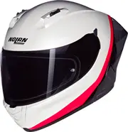 Nolan N60-6 Sport Verniciatura Speciale 347, full face helmet , color: White/Black/Neon-Red , size: L