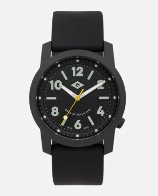 Rip Curl Cambridge 2.0 Analog Watch Black Silicone Strap 020MTI