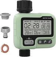 Smart Water Timer for Garden Hose Timers for Watering Timers– Programmable Digital Sprinkler Timer with IPX5 Waterproof Design, Manual & Automatic Modes for Drip Irrigation Systems & Lawn Care