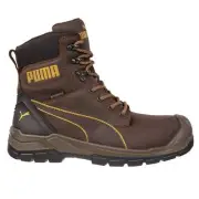 Puma Men's 630655 Conquest Brown Waterproof Composite Toe Metal Free Work Boots