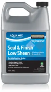 Seal & Finish Low Sheen - 3.8L Aquamix Coating sealer Water Based Sealer