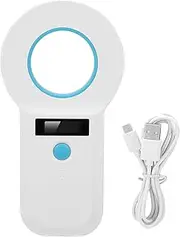 Nutriess Animal Tag Reader Pet Microchip Scanner Rechargeable Handheld RFID Reader for EMID FDXB ISO1784 or 85 Tags