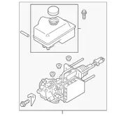 Genuine Nissan Master Cylinder 46010-5ZA7B (for: Nissan)