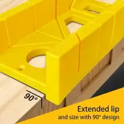 12 Inch Heavy Duty Mitre Box Cuts both 45 degree and 90 degree Miter Angles for