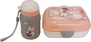 Lunch Boxes for Kids | Kids Lunch Box Containers - with Fork & Spoon Leakproof Reusable Divided Cartoon Design Container for Work Travel Picnic Hiking