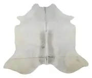 Extra Large Grey Cowhide Rug Brazilian Hair On Hide 7.6ft x 6ft