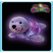 Shimmering Seal Pillow Pets Glow Pets LED Night Lights 16” Plush Stuffed Animal