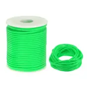 Rubber Cord Tube Hollow Pipe 16ft 27yds 1/8" Dia 1/16" Hole Tubing Green