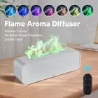 Sound-Activated Mode Ultrasonic Aroma Mist Air Humidifier Flame Aroma Diffuser