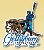 GETTYSBURG PENNSYLVANIA CANNON SOLDIER RUBBER REFRIGERATOR MAGNET NEW