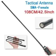 Foldable CS Tactical Antenna SMA Female for Baofeng UV Quansheng UV K5 Radio New