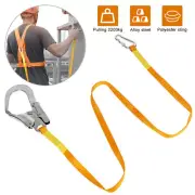 1.5m Safety Fall Arrest Full Body Protection Harness Scaffold Hook Lanyard