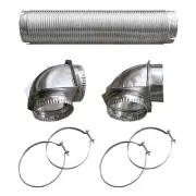 BUILDER'S BEST(R) Semi-Rigid Dryer Vent Kit with Close Elbow