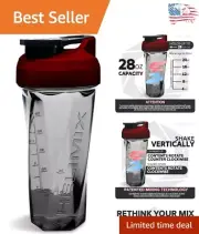 Innovative Vortex Blender Shaker Bottle | Leak-Proof & Odor-Resistant Tritan Cup