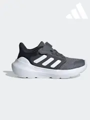 adidas Grey Black Kids Tensaur Run Trainers (K93894) | $65