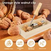 Walnut Cracker Tool Versatile Nut Sheller Adjustable Pecan Nuts Cracker qrsNV