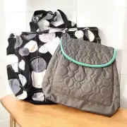 Thirty-One Bundle Vary You Backpack Purse & Retro Metro Canvas Tote Bag NEW