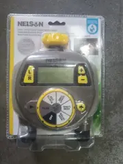 Nelson Dual Outlet Electronic Water Timer Customize Run Time from 1-360 Minutes