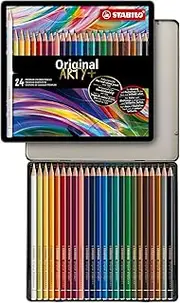 STABILO Original Premium Colouring Pencil - Tin of 24 Assorted colours