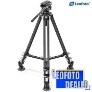 Leofoto Video Tripod LVC-193C+BV-10 Twin Leg with Fluid Head