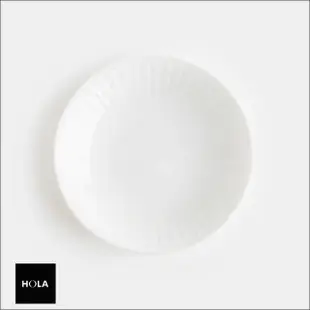 【HOLA】麻之葉餐盤16.8cm白