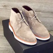 * NIB * $395 Allen Edmonds BROOKLYN LIGHT Chukka Boot 7.5 D Suede * new Trees