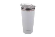 Oasis: Stainless Steel Insulated Travel Cup with Lid - White (480ml)