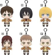 Banpresto BP19084 Attack On Titan Tomonui Plush Assort Series 1, 15 cm, Multicoloured