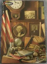 U.S. America Presidents Clock Flag 1000pcs Rose Art Pictures Baseball Puzzle New