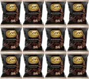12 BON CHANCE MUSHROOM Flavor Baked Dark Bread Crisps Bags Snacks 120g 4.2oz