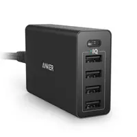 在飛比找蝦皮購物優惠-Anker usb c 型 5 端口快速充電器 40w