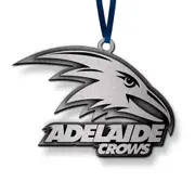 Adelaide Crows AFL Metal Christmas Tree Ornament Decoration
