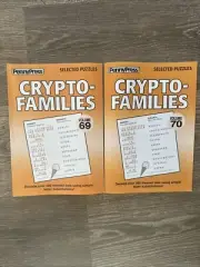 Lot of 2 Cryptofamilies Penny Press Crypto Families DELL Vol 69-70.