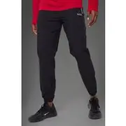 Mens Black Man Active Gym Reflective Jogger