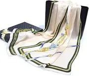 Women's Silk Scarf, 100% Silk Long Lightweight Sunscreen Shawls Fashion Versatile Thin Shawl Decoration,A,53 * 170CM