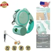Tangle-Free 16 ft Dog Leash with Dispenser & Anti-Slip Handle - Outdoor Use