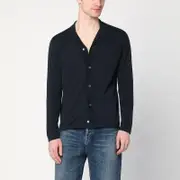 [Drumohr] Navy blue cotton cardigan 48 IT Blue