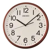 在飛比找Yahoo奇摩購物中心優惠-SEIKO 日本精工 設計風 滑動式秒針 靜音掛鐘 時鐘(Q