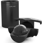 Berlinzo Premium Clear Ice Ball Maker Mold - Large 2.4-Inch Crystal Clear Ice Ba