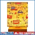 # USB Rechargeable Desk Lamp Cute Nightstand Lamp Kids Bedside Lamp (Car Bus)