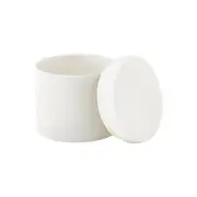 Maxwell & Williams 1 Liter Basics Cylindrical Stylish Diamonds Canister-White