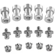Neewer 1/4 inch to 3/8 inch Metal Threaded Screw Tripod Convert Adapter