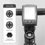 Metal Bicycle Stem Bowl Extension Computer Mount Holder For Garmin Bryton Cateye