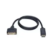Tripp Lite Displayport To Dvi Cable Adapter, Converter For Dp-m To Dvi-i-f, 3-ft