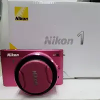 在飛比找蝦皮購物優惠-出清全新庫存品(免運)尼康 Nikon1系列J2 粉紅機 L