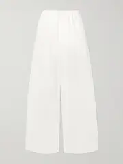 [DÔEN] DÔEN - Lavon Linen Wide-leg Pants - White - small small White
